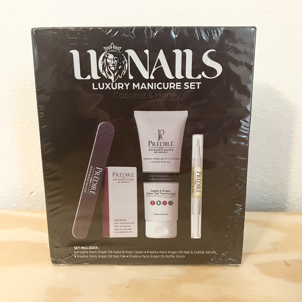 Prédiré‎ Paris Lionails Luxury Manicure Set Coconut & Honey